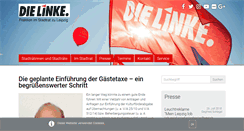 Desktop Screenshot of linksfraktion-leipzig.de
