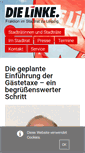 Mobile Screenshot of linksfraktion-leipzig.de